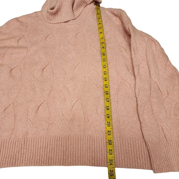 Cambridge Dry Goods Pink Turtleneck Sweater SZ L - Picture 9 of 12